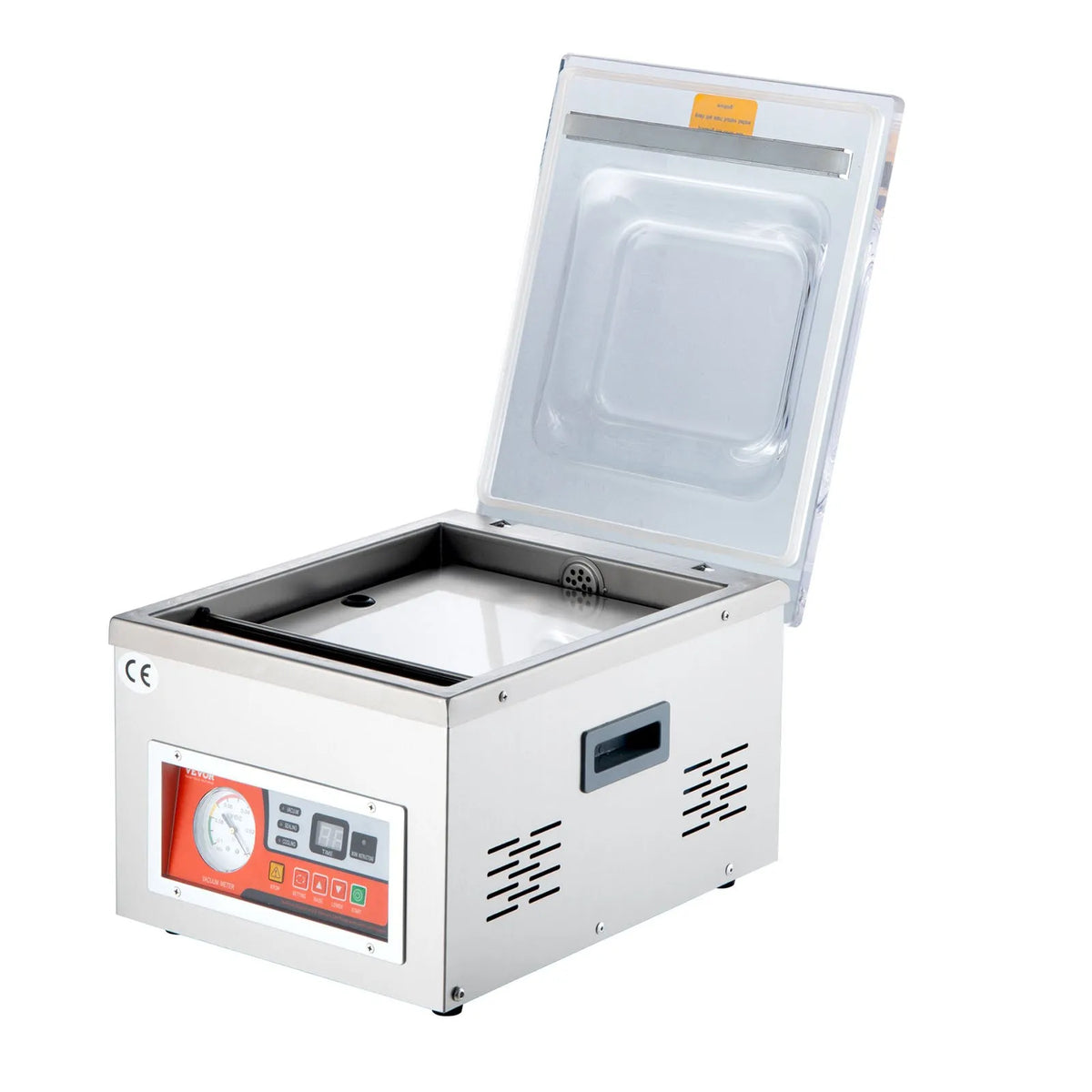Chamber Vacuum Sealer, 260W Sealing Power, Vacuum Packing Machine for Wet Foods, Meats, Marinades and More, Compact Size with 10.2 in Sealing Length, Applied in Home Kitchen and Commercial Use